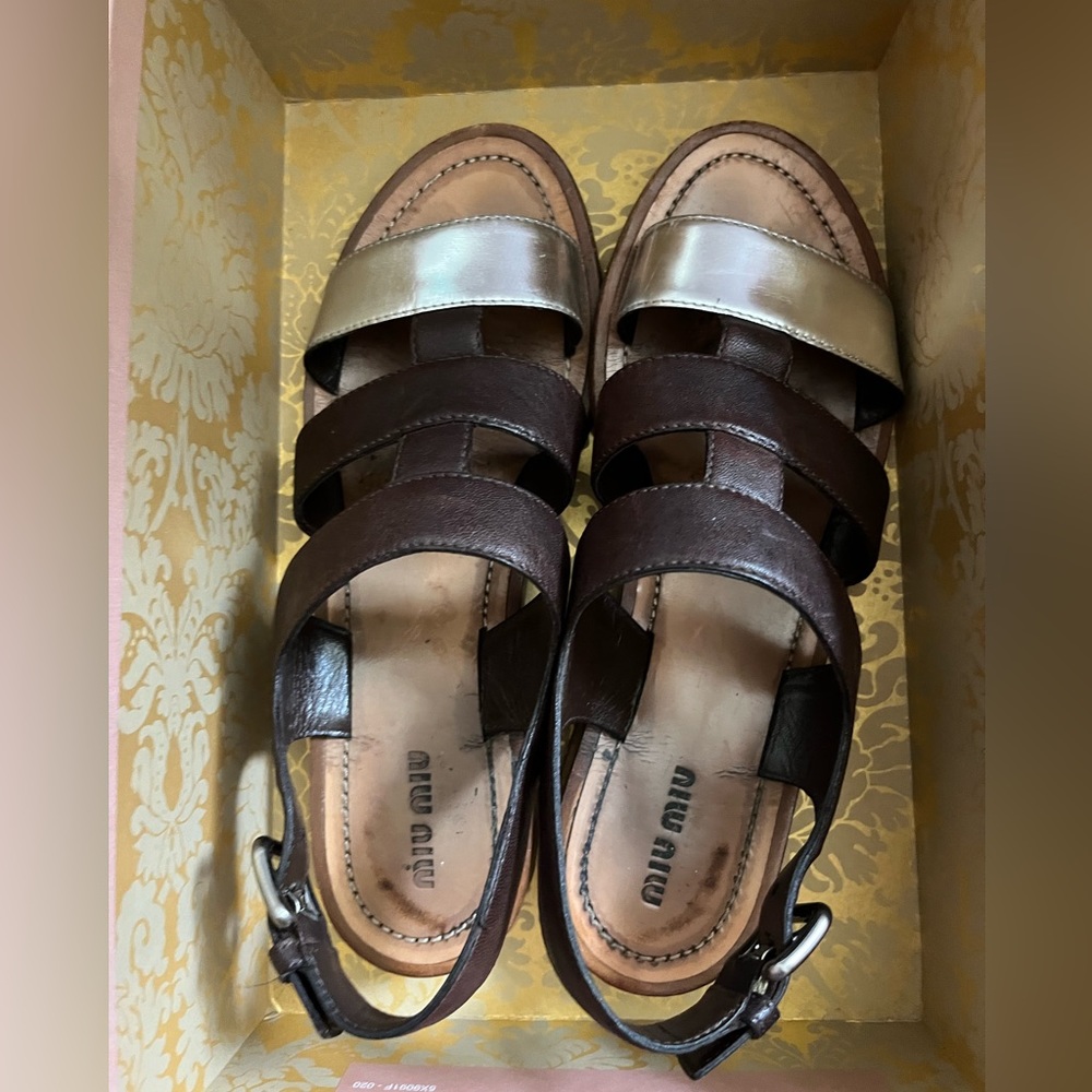 Miu Miu sandals 38.5